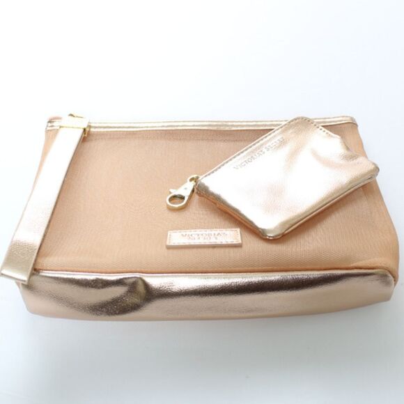 Mesh Wristlet Makeup Bag and change purse - Picture 1 of 7